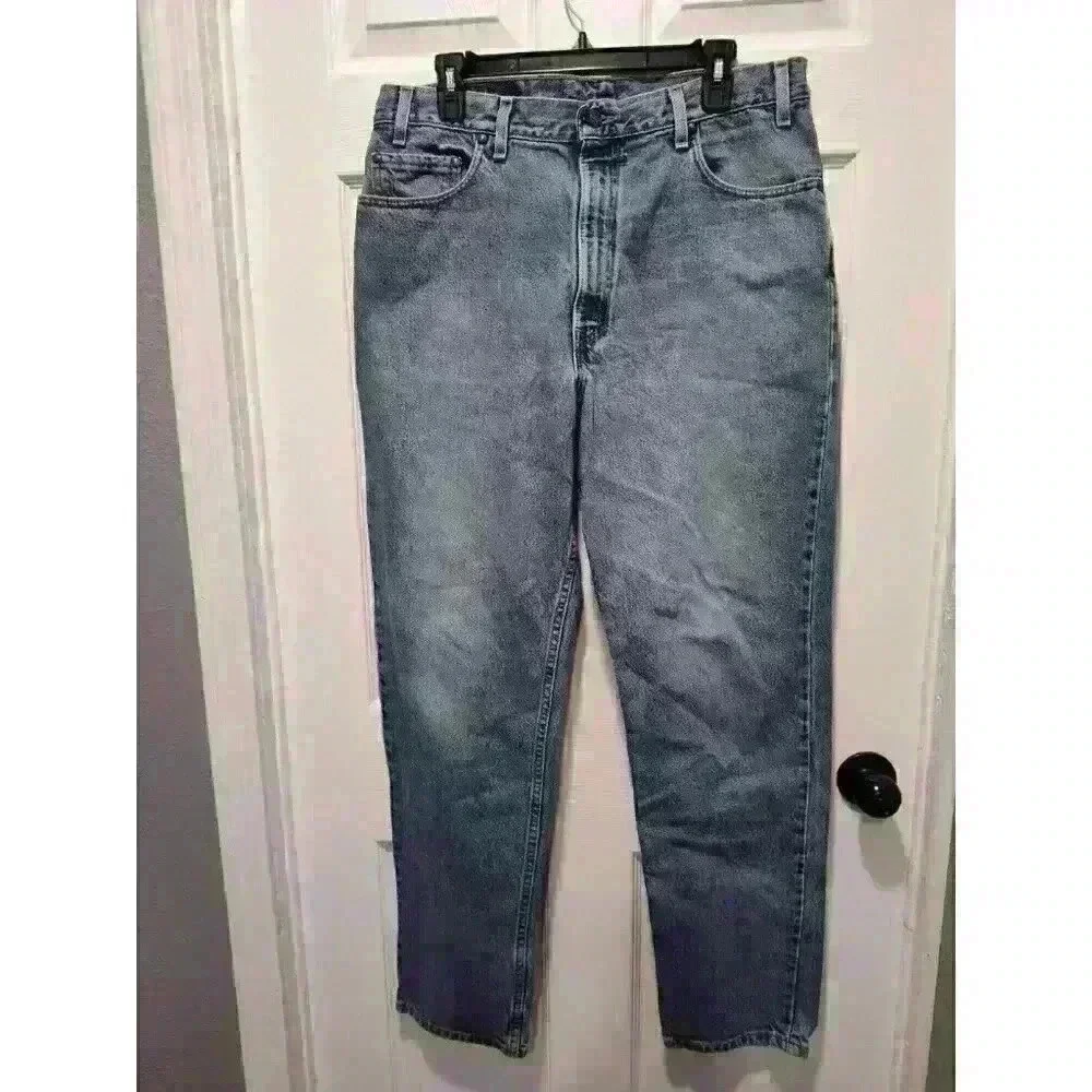 Vintage Levis 540 Jeans Mens 36W x‎ 32L  Medium Wash Blue Brown Tab Made In USA